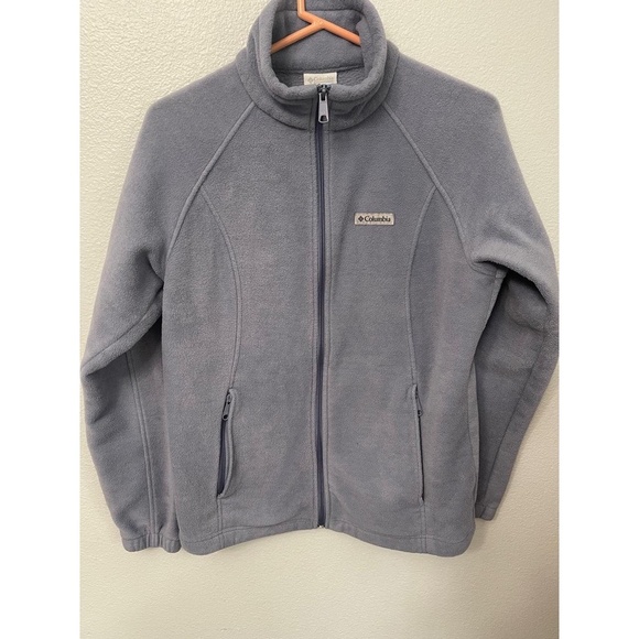 Columbia Jackets & Blazers - Columbia Women’s Benton Springs Blue Grey Full Zip Fleece Jacket Size Large